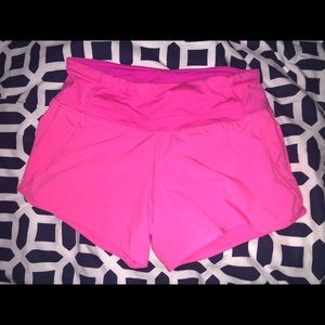 lululemon speed up shorts size 2